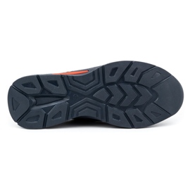 KOMODO Férfi bőrcipő Sport 922K sötétkék arc 1