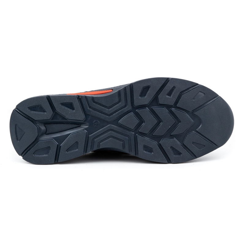 KOMODO Férfi bőrcipő Sport 922K sötétkék arc 1