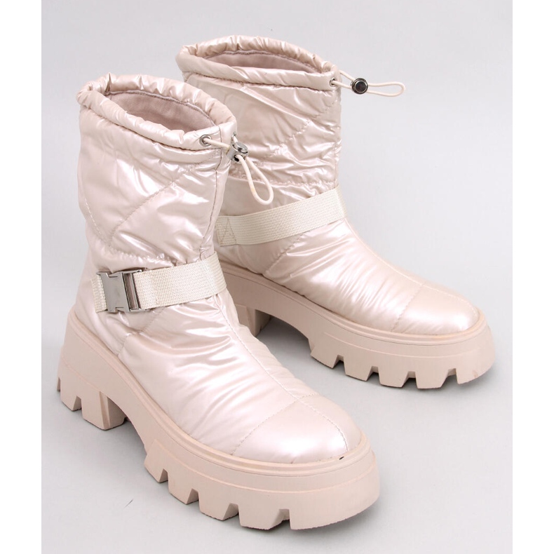 Bisset Beige nylon csizma bézs 1 Bisset Beige nylon csizma bézs 1