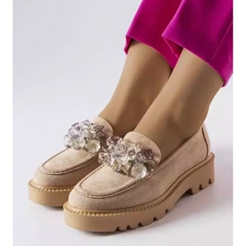 Venezia Vinceza kristályokkal díszített bézs naplopók 1