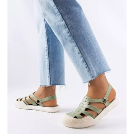 BM Canton zöld gumiszandál 1