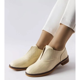 Bézs brogues LS5379 Taupe 1