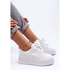 PG1 Női Platform tornacipő Fehér Finos 1