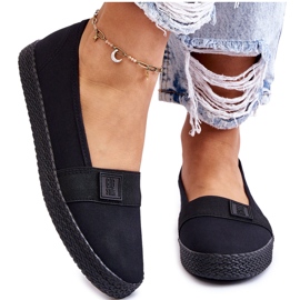 Női bebújós Big Star tornacipő LL274200 fekete 3