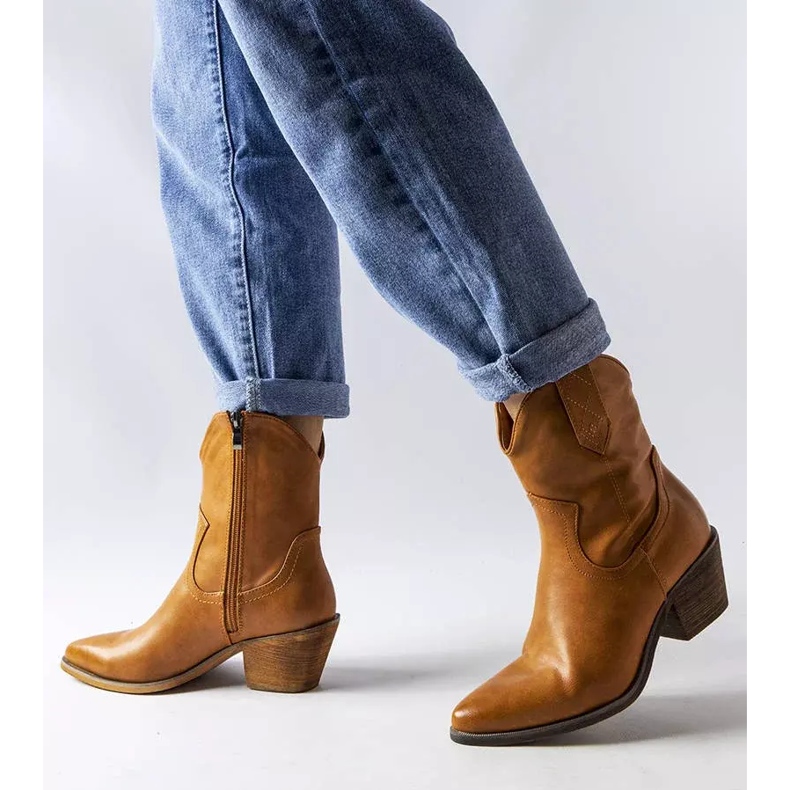 Barna cowboy csizma L08-198 Camel 1