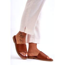 Női Camel Harmony bőr papucs barna 1 Női Camel Harmony bőr papucs barna 1