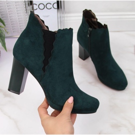 Női hőszigetelt bokacsizma, zöld Jezzi FAF125-12 2