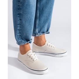 SHELOVET Női tornacipő bézs 1