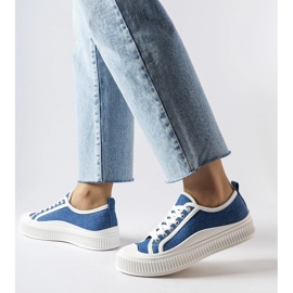 Kék Alfianello platform tornacipő 1