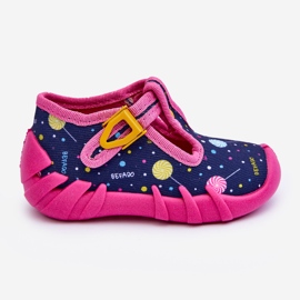 BEFADO S.A. Befado 110P471 lány papucscipő, rózsaszín és sötétkék 2