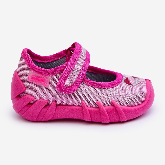 BEFADO S.A. Befado Shiny Cat Balerina papucs 109P235 Pink fekete 2