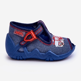 BEFADO S.A. Gyermek szandál, Befado papucs, Tűzoltóautó 217P118, Kék 2