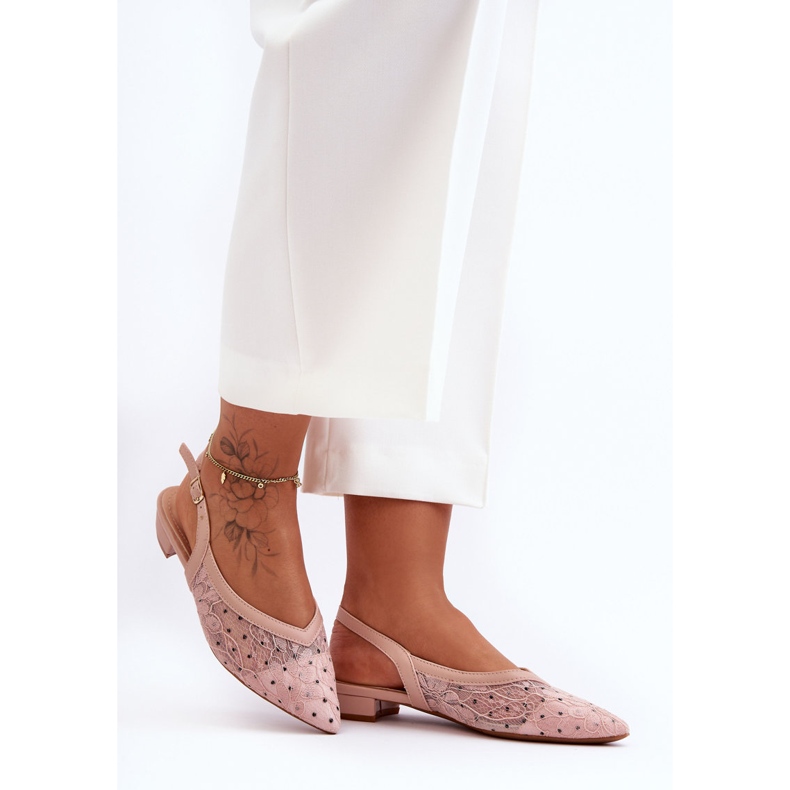 PG1 Női, rózsaszín pöttyös balettlakások, imádom 1