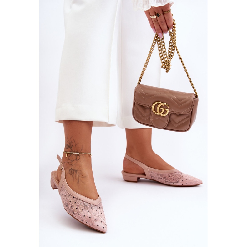 PG1 Női, rózsaszín pöttyös balettlakások, imádom 2