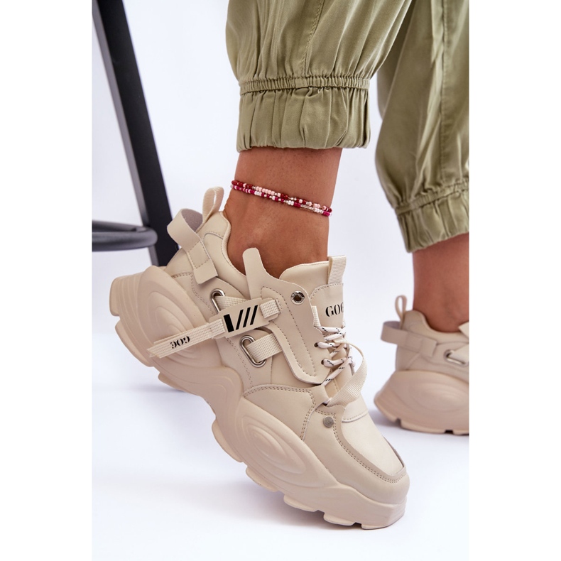 GOE MM2N4015 sportcipő, bézs 2