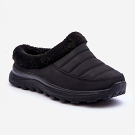 Fekete Olwina Slip-on Low Snow Boots 1