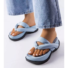 PA1 Kék platform szandál a Lachapelle márkától 1