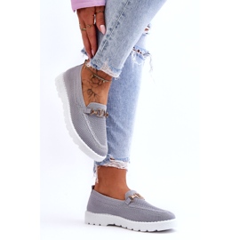 PM1 Női felbújós, díszített tornacipő, szürke Alena 2 PM1 Női felbújós, díszített tornacipő, szürke Alena 2