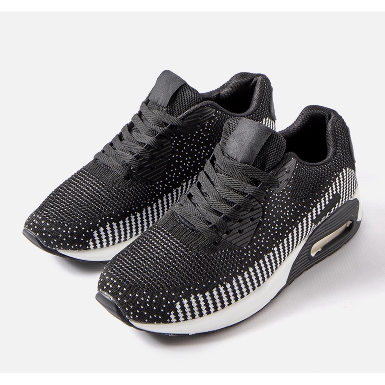 Inna Fekete-fehér Alvin férfi tornacipő 1