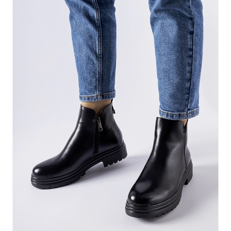 Vinceza fekete szigetelt csizma 1