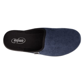 Befado férfi pu papucs 548M033 sötétkék 3