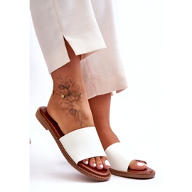 Klasszikus női szandál fehér Aphrodite 2