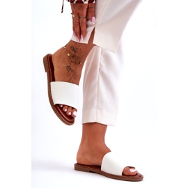 Klasszikus női szandál fehér Aphrodite 4