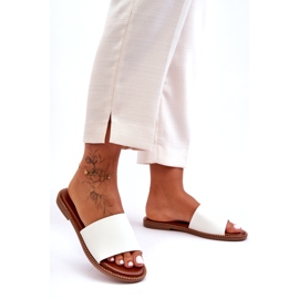 Klasszikus női szandál fehér Aphrodite 5