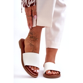 Klasszikus női szandál fehér Aphrodite 6