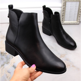 Női hőszigetelt Chelsea csizma, fekete, Sergio Leone BT606 1