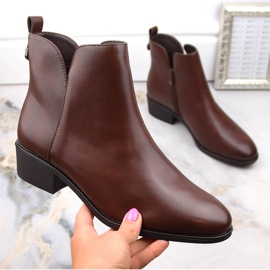 Női Chelsea csizma, szigetelt barna, Sergio Leone BT606 1