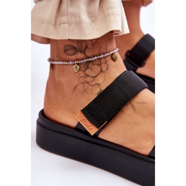 ZAXY Vegán tépőzáras szandál HH285282 Fekete 4