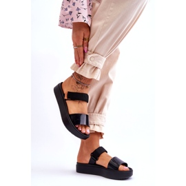 ZAXY Vegán tépőzáras szandál HH285282 Fekete 3
