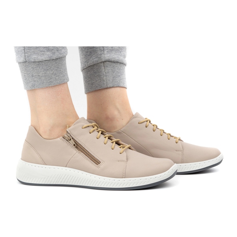 WASAK Női cipő bőr tornacipő 0602W szürke 2