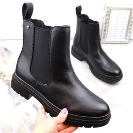 Női Chelsea csizma, fekete, Potocki SZ12201 1