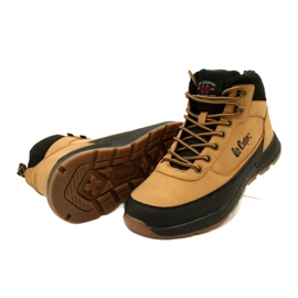Férfi téli túracipő Lee Cooper LCJ-23-31-3047M Camel sárga 4