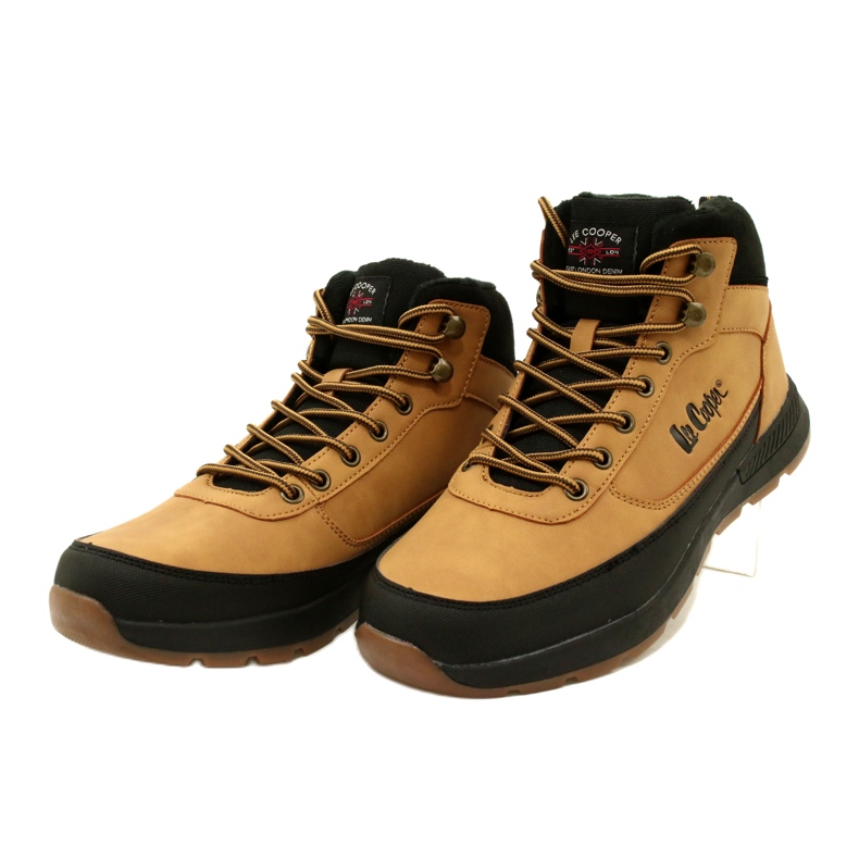 Férfi téli túracipő Lee Cooper LCJ-23-31-3047M Camel sárga 2