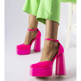 Pink Romines magas sarkú pumpák rózsaszín 1