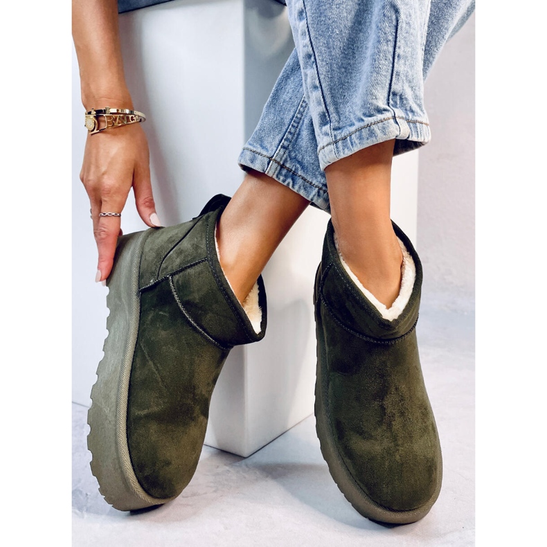 Platform hócsizma Solnis Green zöld 1