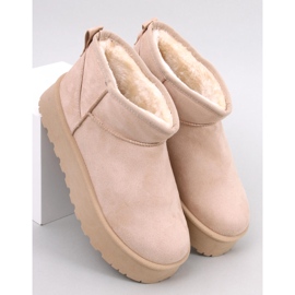 Platform hócsizma Solnis Beige bézs 1