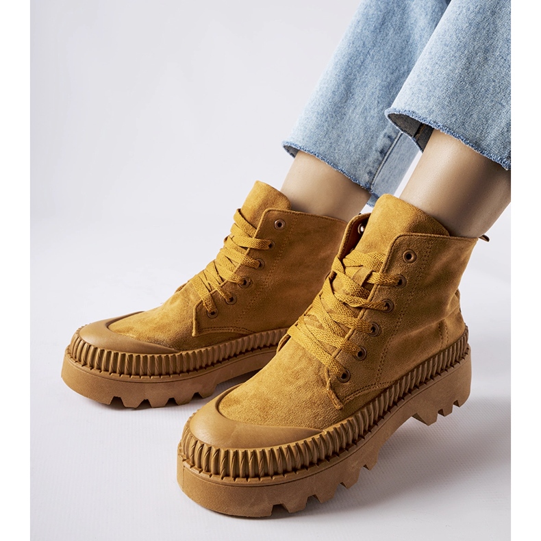 Inna Barna, magas szárú, öko-velúr tornacipő Aida 2