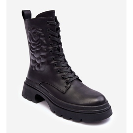 Szigetelt bőr munkás bokacsizma S.Barski MR870-25 fekete 2