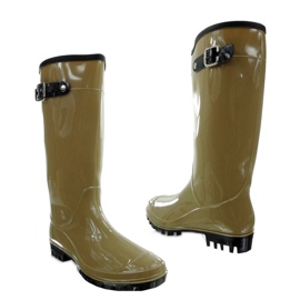 Csatos esőcsizma 812-1 Beige bézs 1