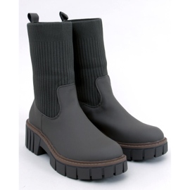 Ruddins Kaki magas Chelsea csizma rugalmas felsőrésszel zöld 1