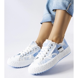 Inna Rózsaszín tornacipő horzsolásokkal a Safiy cégtől 1