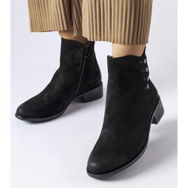 Fekete Decorah lapos csizma 1