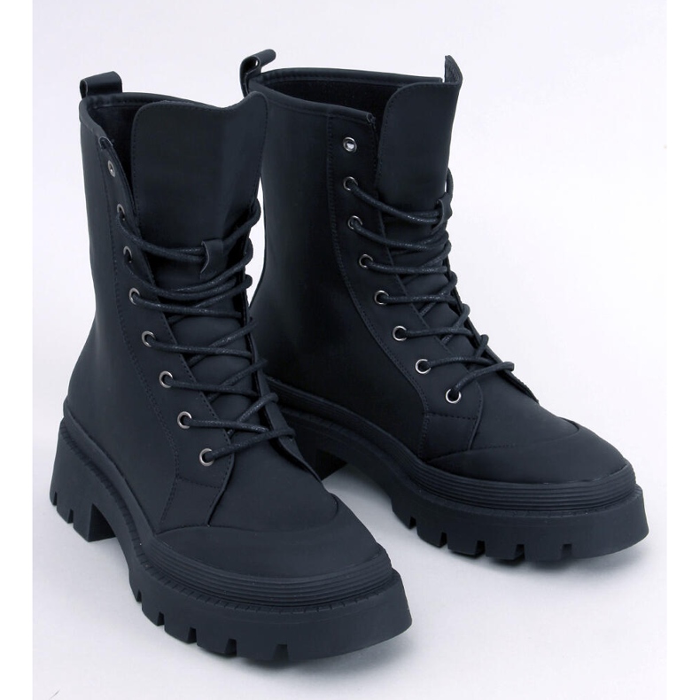 Parsons fekete fűzős munkáscsizma 1