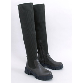 Rugalmas felsőrésszel rendelkező csizma, Rozier Green zöld 1