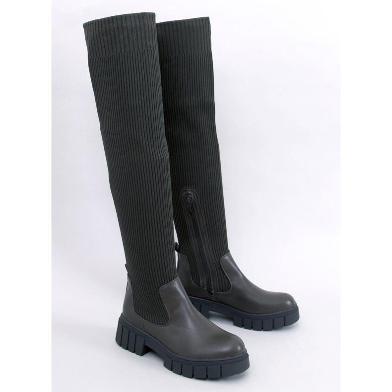 Rugalmas felsőrésszel rendelkező csizma, Rozier Green zöld 1