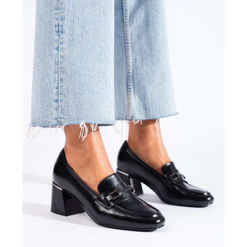 Fekete elegáns női cipő a Shelovet-től 1